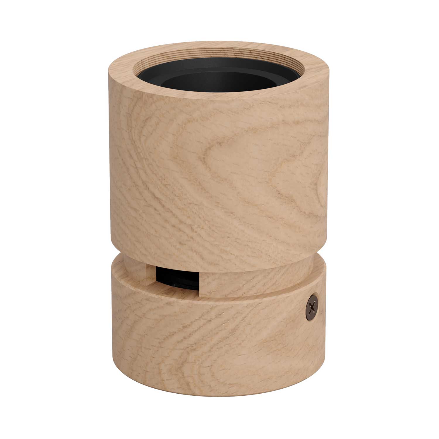 Portalampada in legno per cavo per catenaria e sistema Filé. Made in Italy - Neutro