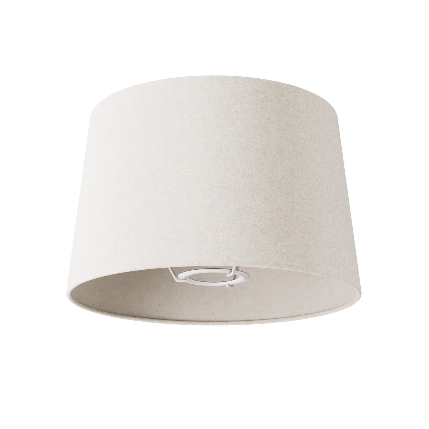 Paralume Athena con attacco E27 per lampada da tavolo o da terra - Made in Italy - Lana Sabbia