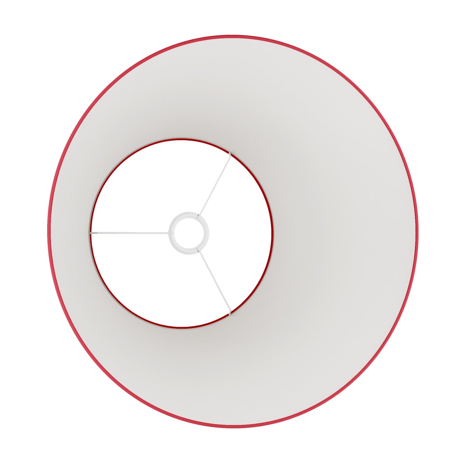 Paralume Impero L per sospensione con attacco E27 - Made in Italy - Teletta Rosso
