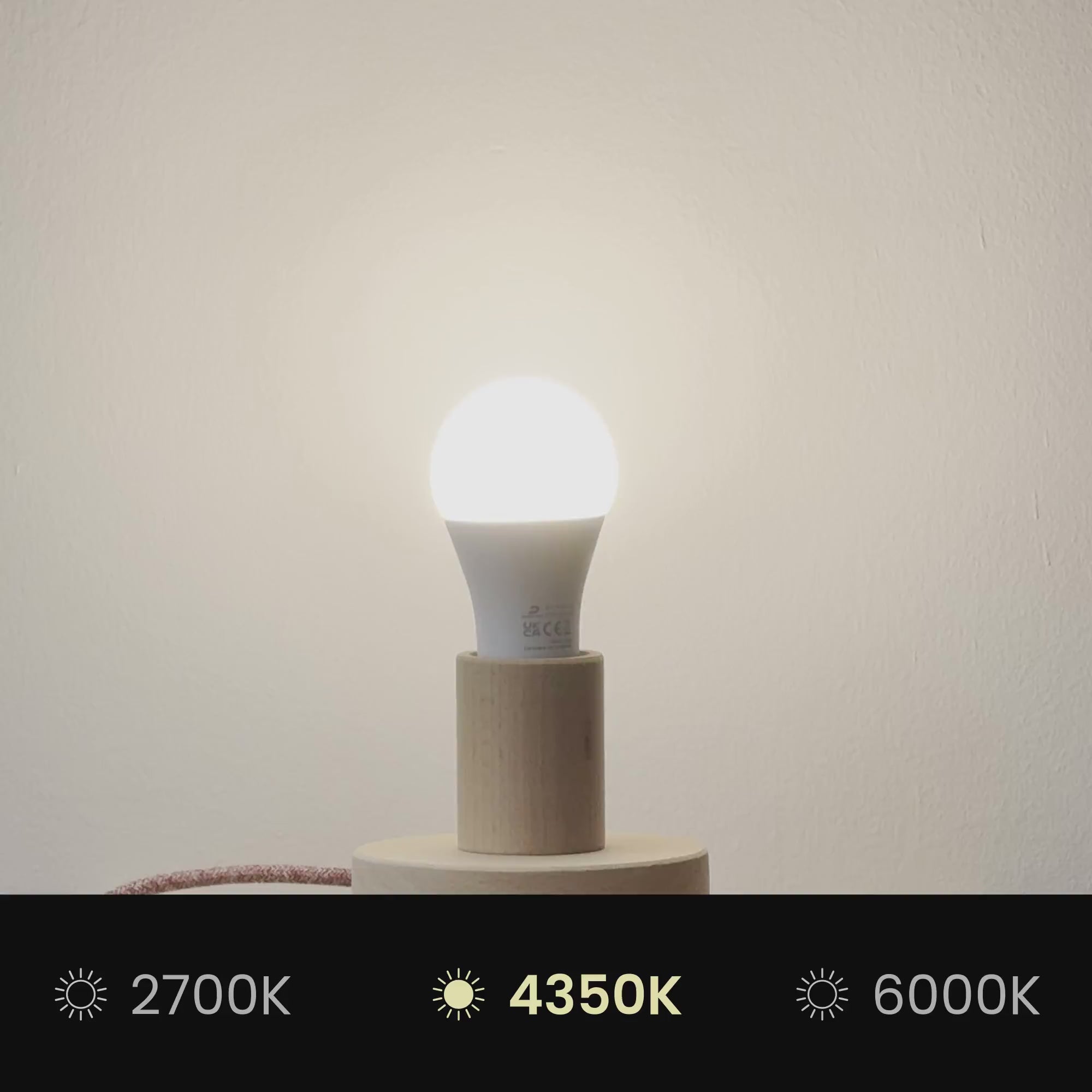 Load video: Impero S Lampshade with E27 fitting for table lamp or wall light - Made in Italy - Natural Linen