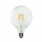 LED Light bulb Clear B04 5V Collection Short filament Globe G125 1,3W E27 Dimmable 2500K