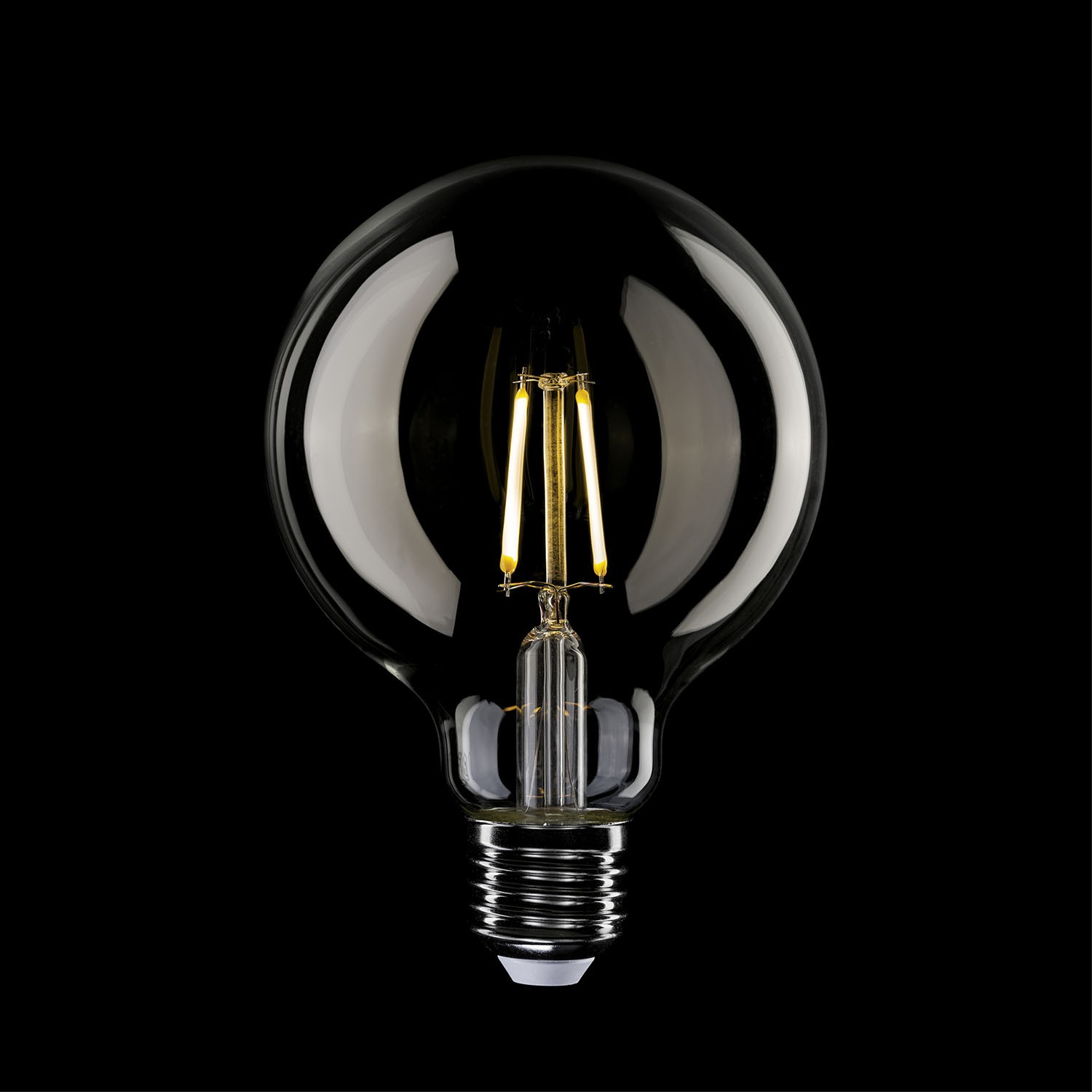 LED Clear Globe Light Bulb G95 4W 470Lm E27 2700K - E04