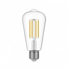 LED Light Bulb Transparent Edison ST64 7W 806Lm E27 3500K Dimmable - N02