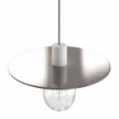 EIVA ELEGANT Pendant light with 5 m fabric cable, Ellepì lampshade, ceiling rose and lamp holder in IP65 waterproof silicone