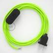 Lamp wiring, RF10 Neon Yellow Rayon 1,80 m. Choose the colour of the switch and plug.