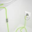 Lamp wiring, RF10 Neon Yellow Rayon 1,80 m. Choose the colour of the switch and plug.