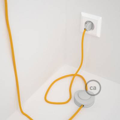Wiring Pedestal, RM10 Yellow Rayon 3 m. Choose the colour of the switch and plug.