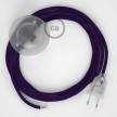 Wiring Pedestal, RM14 Purple Rayon 3 m. Choose the colour of the switch and plug.