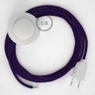 Wiring Pedestal, RM14 Purple Rayon 3 m. Choose the colour of the switch and plug.