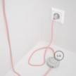 Wiring Pedestal, RM16 Baby Pink Rayon 3 m. Choose the colour of the switch and plug.