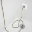 Wiring Pedestal, RN01 Neutral Natural Linen 3 m. Choose the colour of the switch and plug.