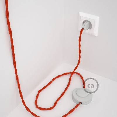 Wiring Pedestal, TM15 Orange Rayon 3 m. Choose the colour of the switch and plug.