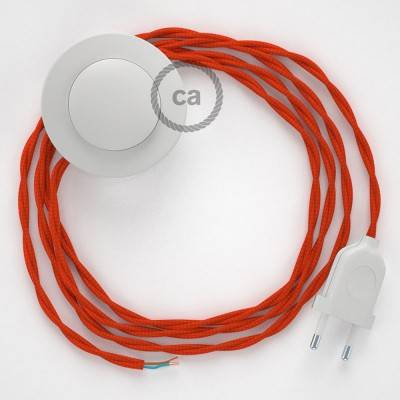 Wiring Pedestal, TM15 Orange Rayon 3 m. Choose the colour of the switch and plug.