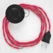 Wiring Pedestal, TM08 Fuchsia Rayon 3 m. Choose the colour of the switch and plug.