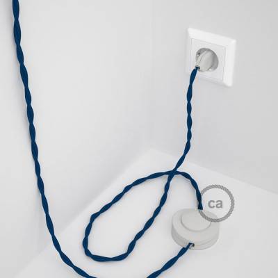 Wiring Pedestal, TM12 Blue Rayon 3 m. Choose the colour of the switch and plug.