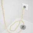 Wiring Pedestal, TM00 Ivory Rayon 3 m. Choose the colour of the switch and plug.