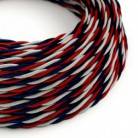 Twisted Electric Cable covered by silk effect fabric USA