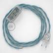 Lamp wiring, TC53 Ocean Cotton 1,80 m. Choose the colour of the switch and plug.