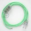 Lamp wiring, RC34 Milk and Mint Cotton 1,80 m. Choose the colour of the switch and plug.