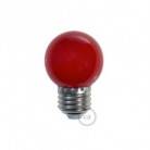 Decorative G45 Miniglobe LED bulb 1W E27 2700K - Red