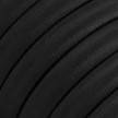 Electric cable for String Lights, covered by Rayon fabric Black CM04 - UV resistant
