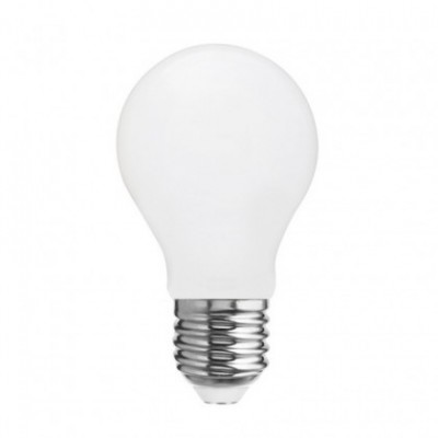 LED Milky White Light Bulb - Drop A60 - 7,5W E27 Dimmable 2700K
