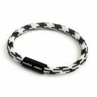 Bracelet with Matt black magnetic clasp and RP04 cable