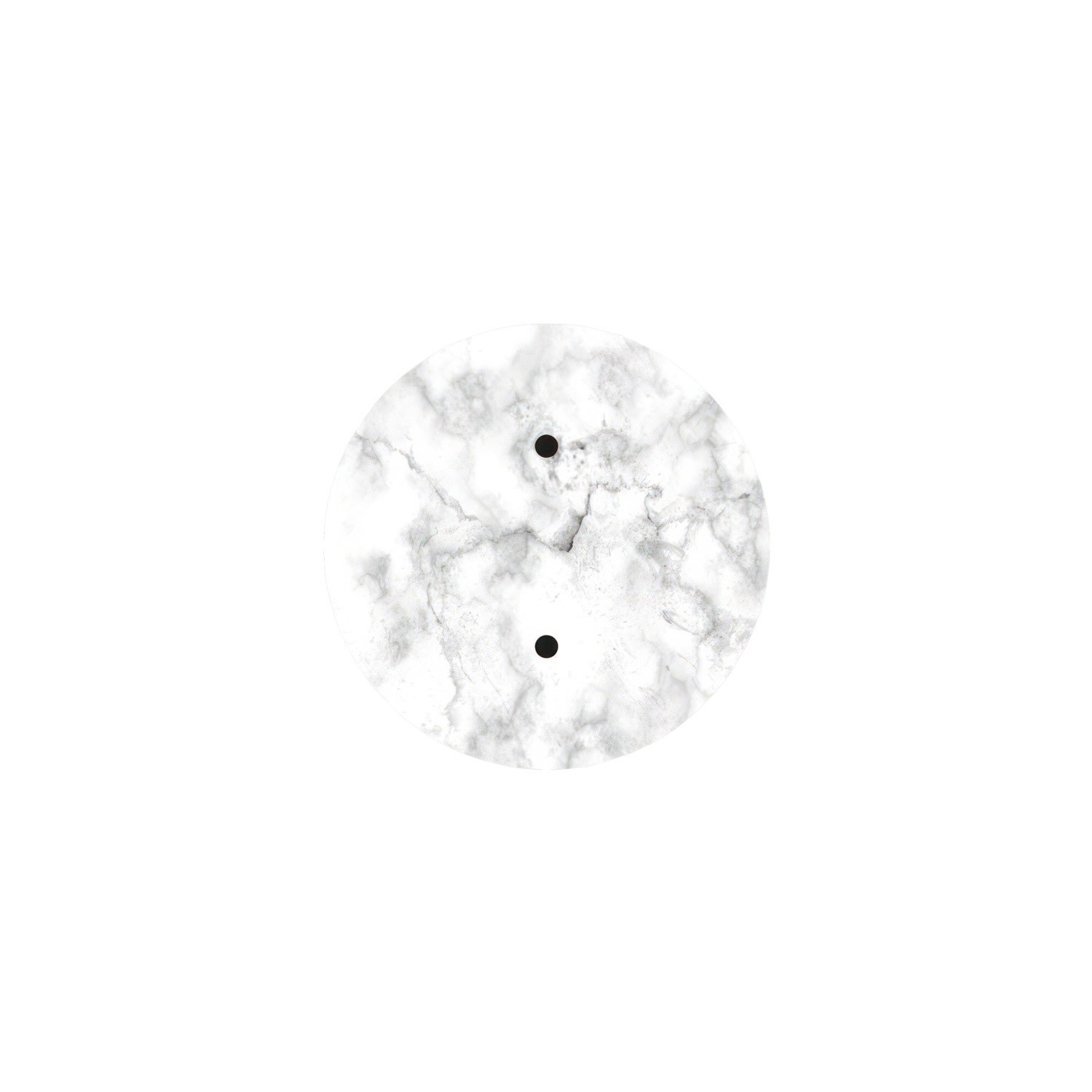 Round Rose-One 2-hole and 4 side holes ceiling rose, 200 mm