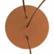 Round Rose-One 3 in-line holes and 4 side holes ceiling rose, 200 mm