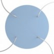 Round XXL Rose-One 4-hole and 4 side holes ceiling rose, 400 mm