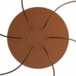 Round XXL Rose-One 6-hole and 4 side holes ceiling rose, 400 mm