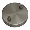 Cylindrical metal 2-hole ceiling rose kit