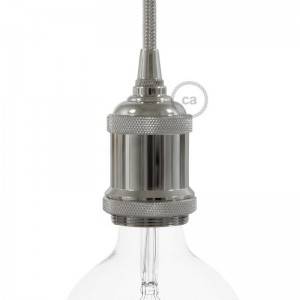 Vintage aluminum E27 lamp holder kit
