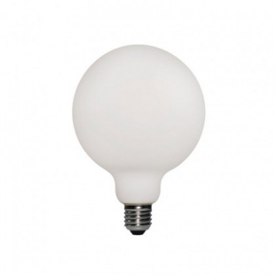 LED porcelain Light Bulb G95 6W E27 Dimmable 2700K