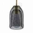 Naked light bulb cage metal lampshade Ghostbell with E27 lamp holder