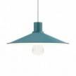 Swing enamelled metal lampshade for E27 fitting