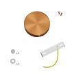 Mini cylindrical metal 4-side hole ceiling rose kit (junction box)