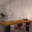 Made in Italy suspension with 3 pendants complete with P-Light, and 200 mm Rose-One