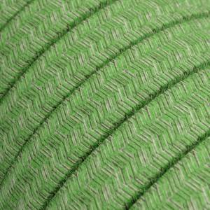 Electric cable for String Lights, covered by Cotton fabric Pixel Bronte CX08 - UV resistant