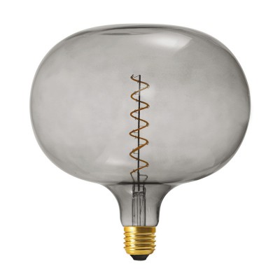 Cobble Grey LED XXL bulb, Pastel line, Spiral filament 4W E27 Dimmable 2100K
