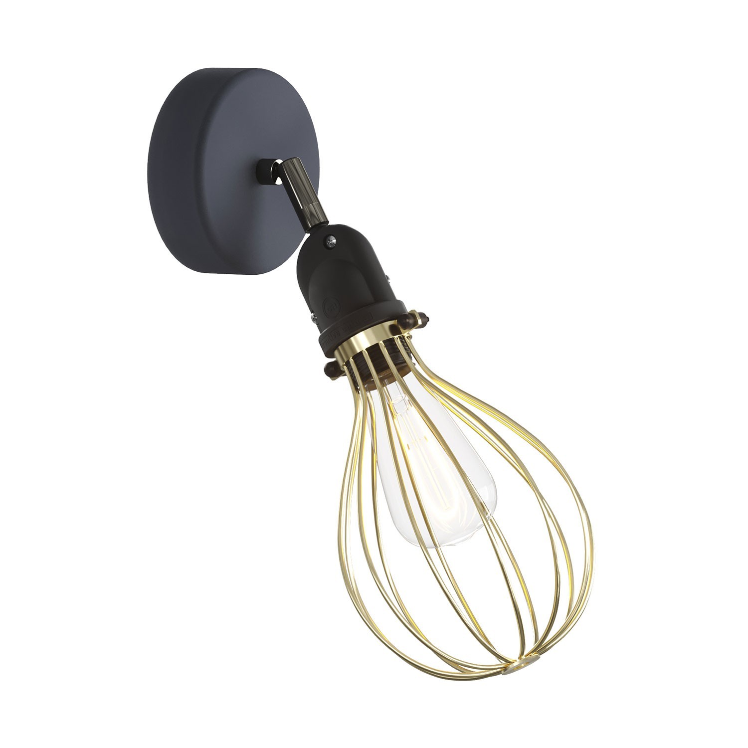 Fermaluce EIVA with Drop lampshade and adjustable joint