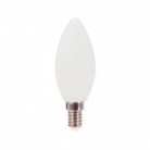 LED Oliva Milky 6W E14 2700K bulb