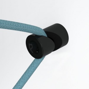 Decentraliser, ceiling or wall mount 'V' hook for fabric electrical cables
