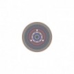 Round Rose-One 3-hole and 4 side holes ceiling rose, 200 mm - PROMO