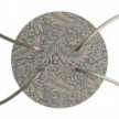 Round Rose-One 4-hole and 4 side holes ceiling rose, 200 mm - PROMO