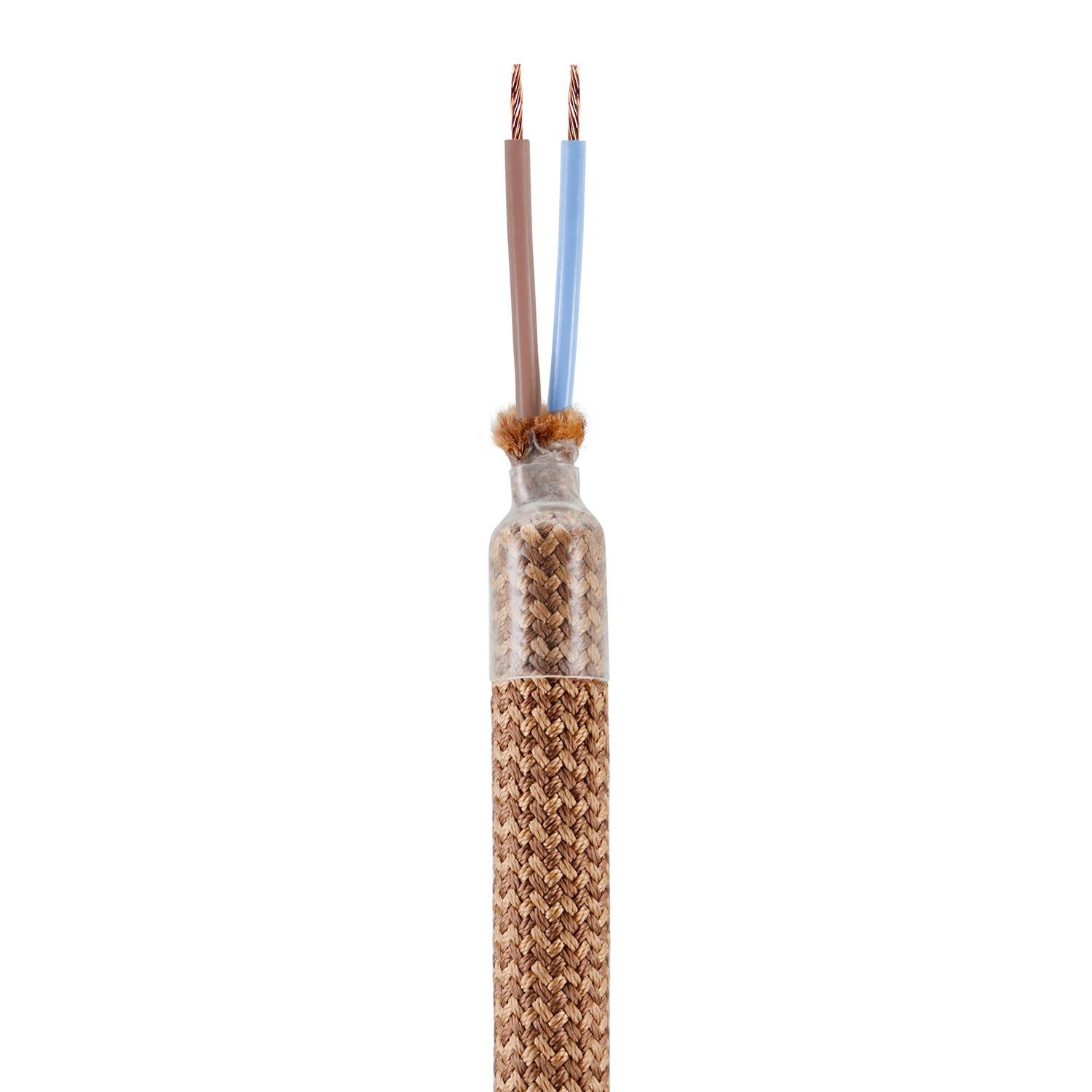 Kit Creative Flex flexible tube covered in Copper RM74 fabric with metal terminals