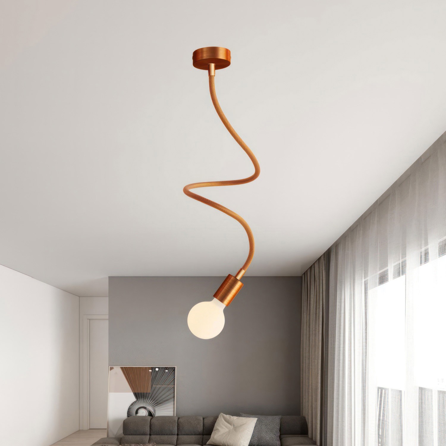 Creative Flex 90 cm wall and ceiling lamp