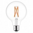 LED SMART WI-FI Light Bulb Globe G125 Transparent with Filament 6.5W E27 Dimmable