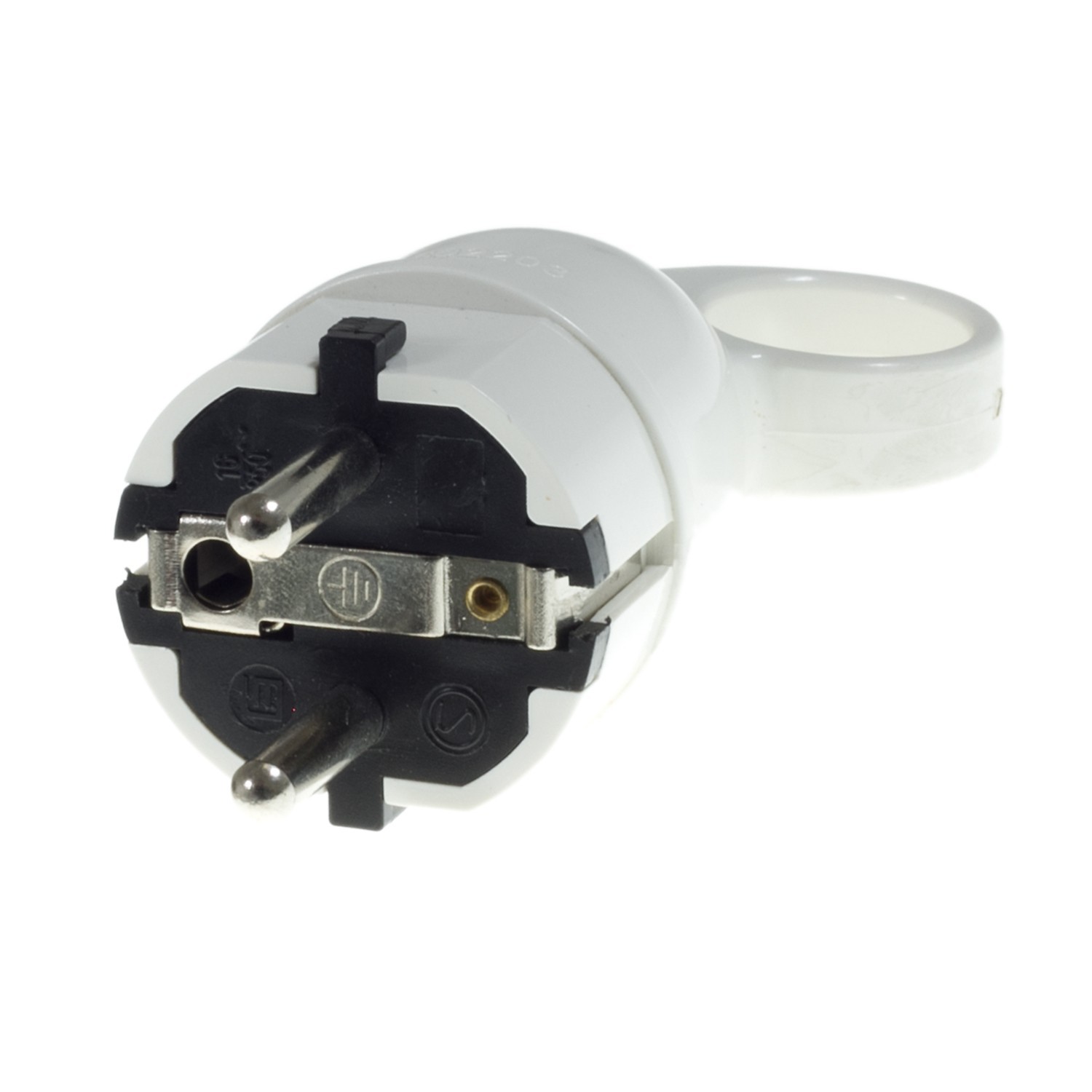 Schuko comfort 16A 250V plug with ring