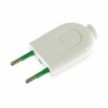 Two-Pole Plug 10A (small) - IMQ - Made in Italy